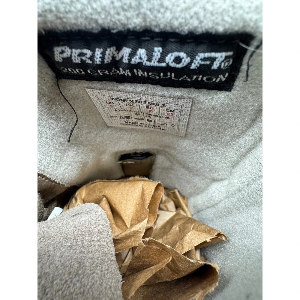 The North Face Primaloft 200 Gram Insulated Suede Knit Collar‎  Boots Waterproof